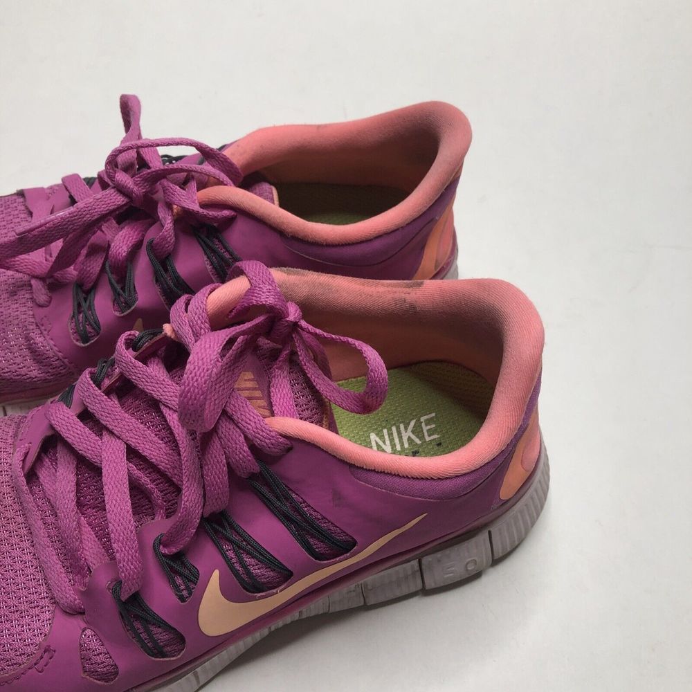 Nike Womens Free 5.0 580591-660 Pink Running Shoes Sneakers Size 7 - Picture 3 of 10
